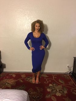 Sexy Miami style midi dress