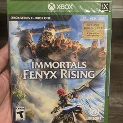 Xbox One Xbox Series X Immortals Fenyx Rising Video Game 