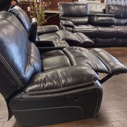 New Recliner Sofa And Loveseat Both