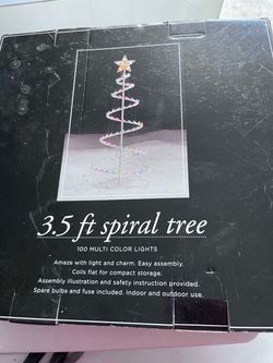 Outdoor spiral tree