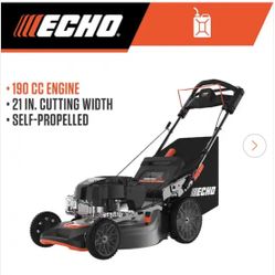 NEW IN BOX ECHO 21 in. 190 cc Briggs and Stratton Gas 3-in-1 Dual Blade RWD Self-Propelled Lawn Mower with Single Lever Deck Adjustment