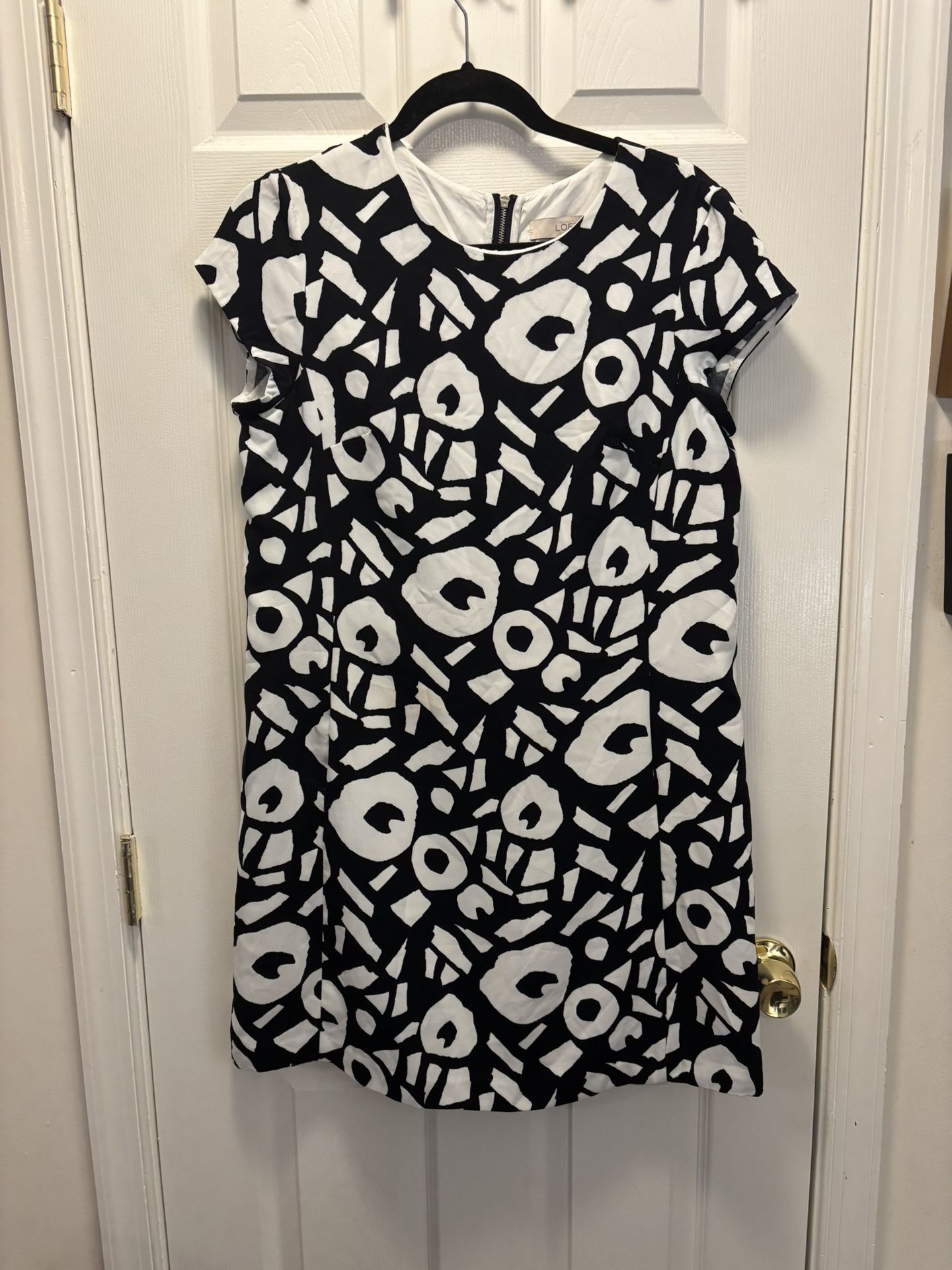 Black and White Mini Dress