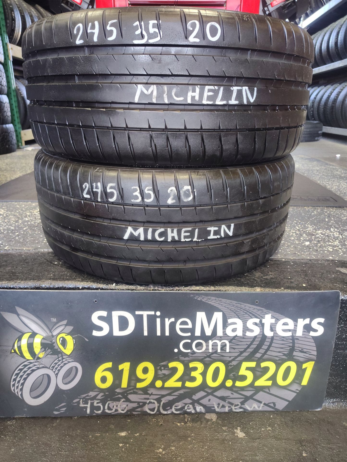 245/35/20 Michelin pilot sport 4S 99%life for Sale in San Diego, CA ...
