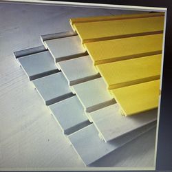 PVC slat-wall 94 1/2ā x 12āx 3/4ā