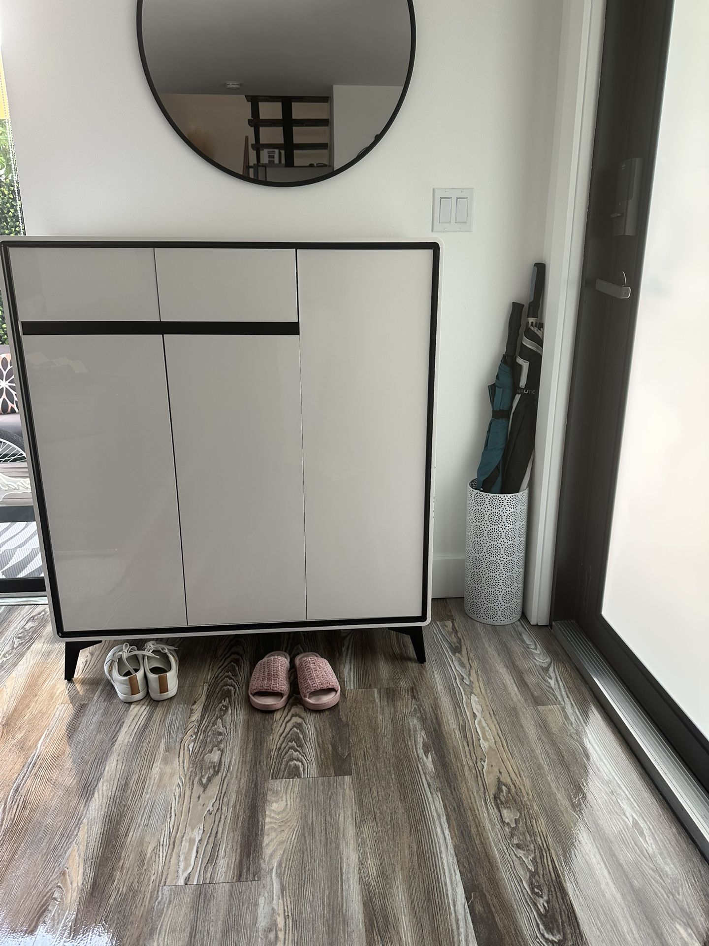 Shoe Rack Shoe Cabinet Storage Double-Sided Shoe Cabinet Home Corridor Simple Modern Hall Cabinet Porch Cabinet Entry Partition Cabinet Locker