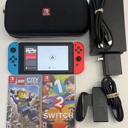 Nintendo Switch V1 Unpatched 2 Games 