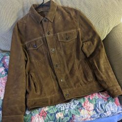 Thursday Suede Trucker Jackets | Dusty