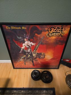 Professionally framed ozzy