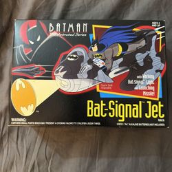 Batman The Animated Series Bat Signal Jet Unopened Box by Kenner