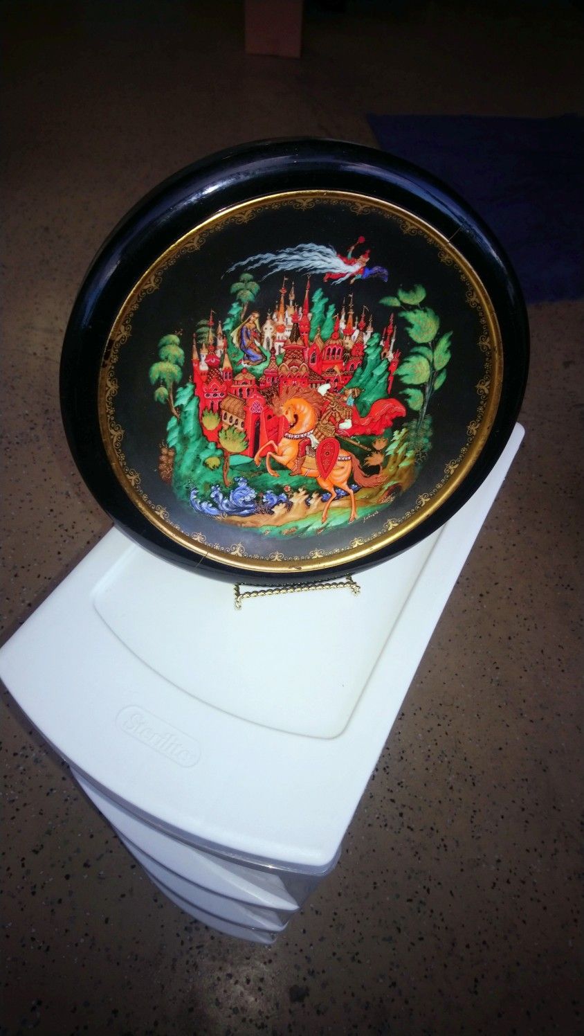 Russian Handpainted Plate
