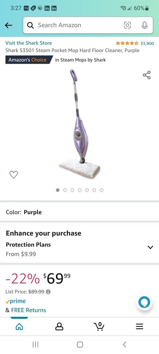 Shark
Style Steam Pocket Mop