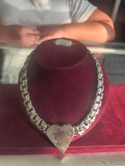 Sterling silver necklace 176.5 grams 18 Long layway available 10% Dwon if you interested please make sure you ask for Maribel thank you