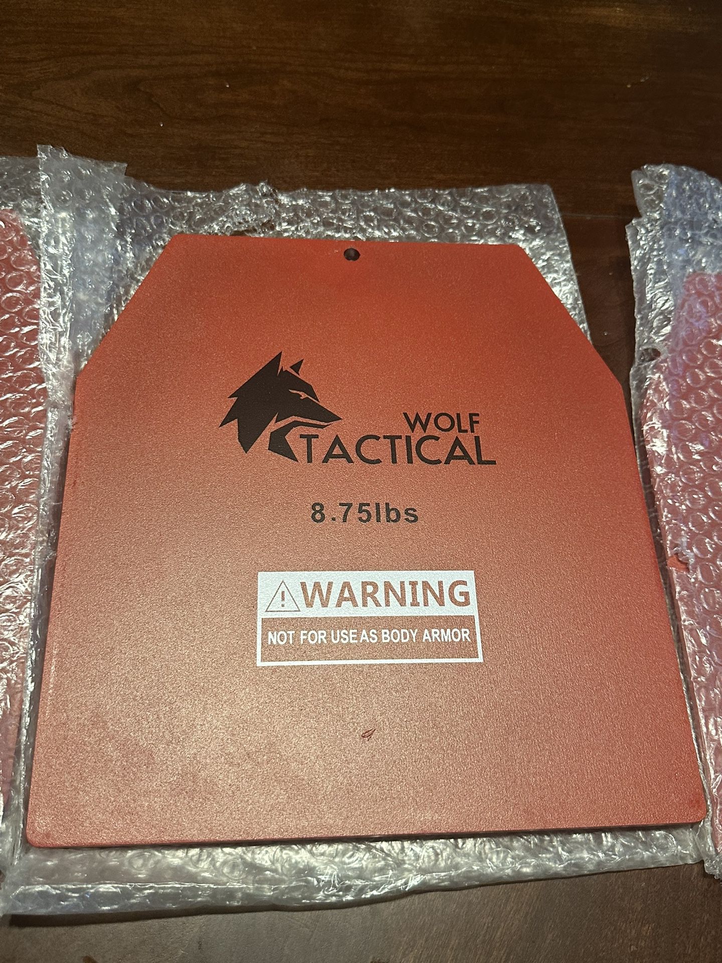 (New) 8.75lb Wolf Tactical Weighted Vest Plates 