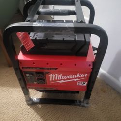 Milwaukee  Generator  With 2 Batteries  New In Box Please  Serious  Buyers  