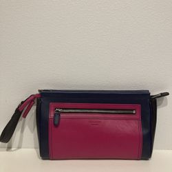 Coach Legacy Clutch Fuchsia Multicolor 