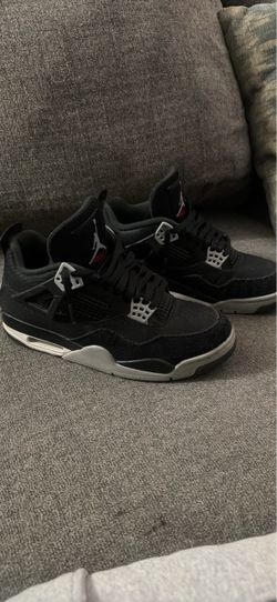 Jordan 4 Black Canvas