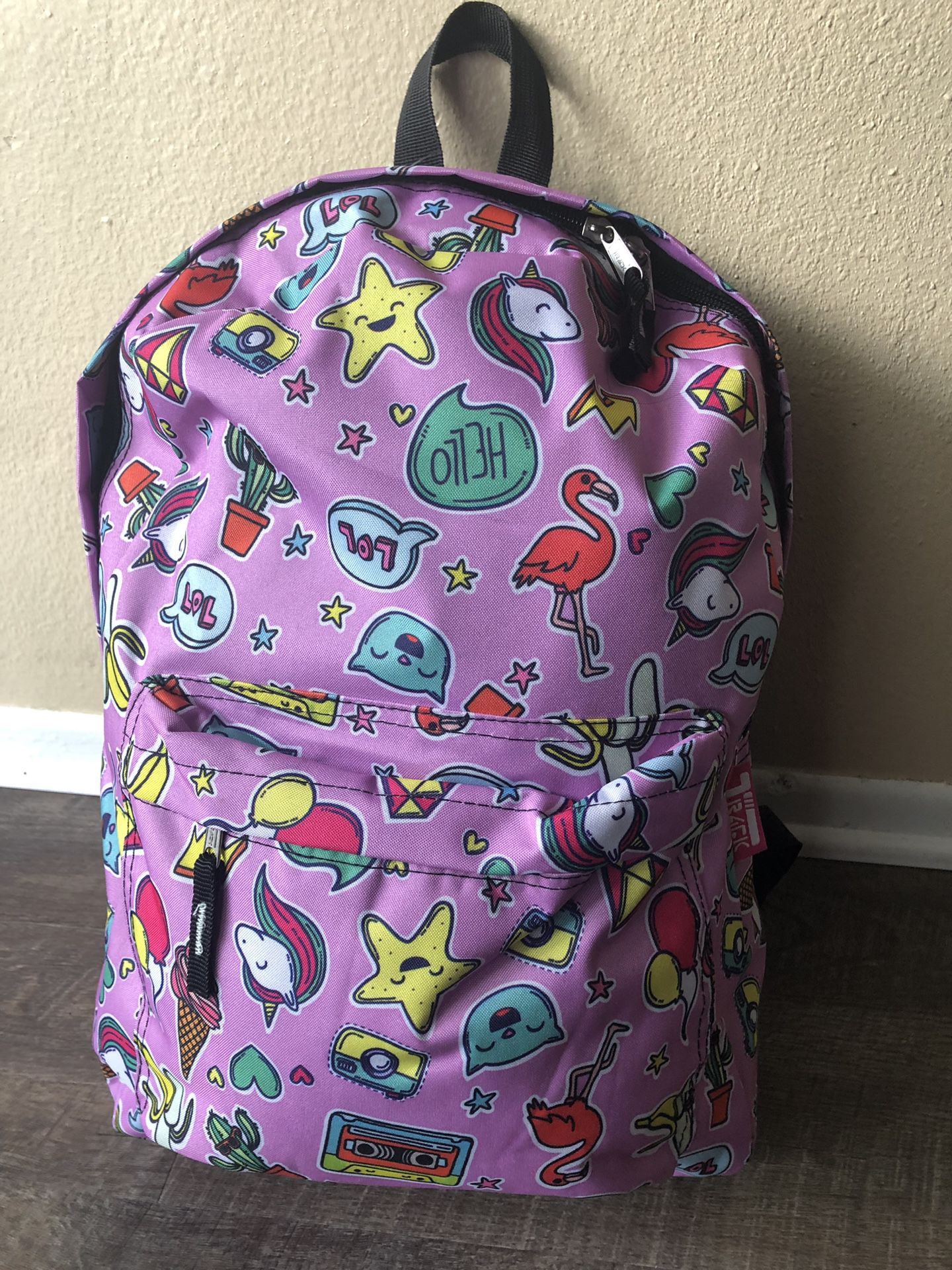 Large girl’s lavender color backpack. With tags!