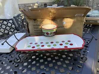 Home Interiors Christmas Hospitality Sprinkles Hospitality Set 