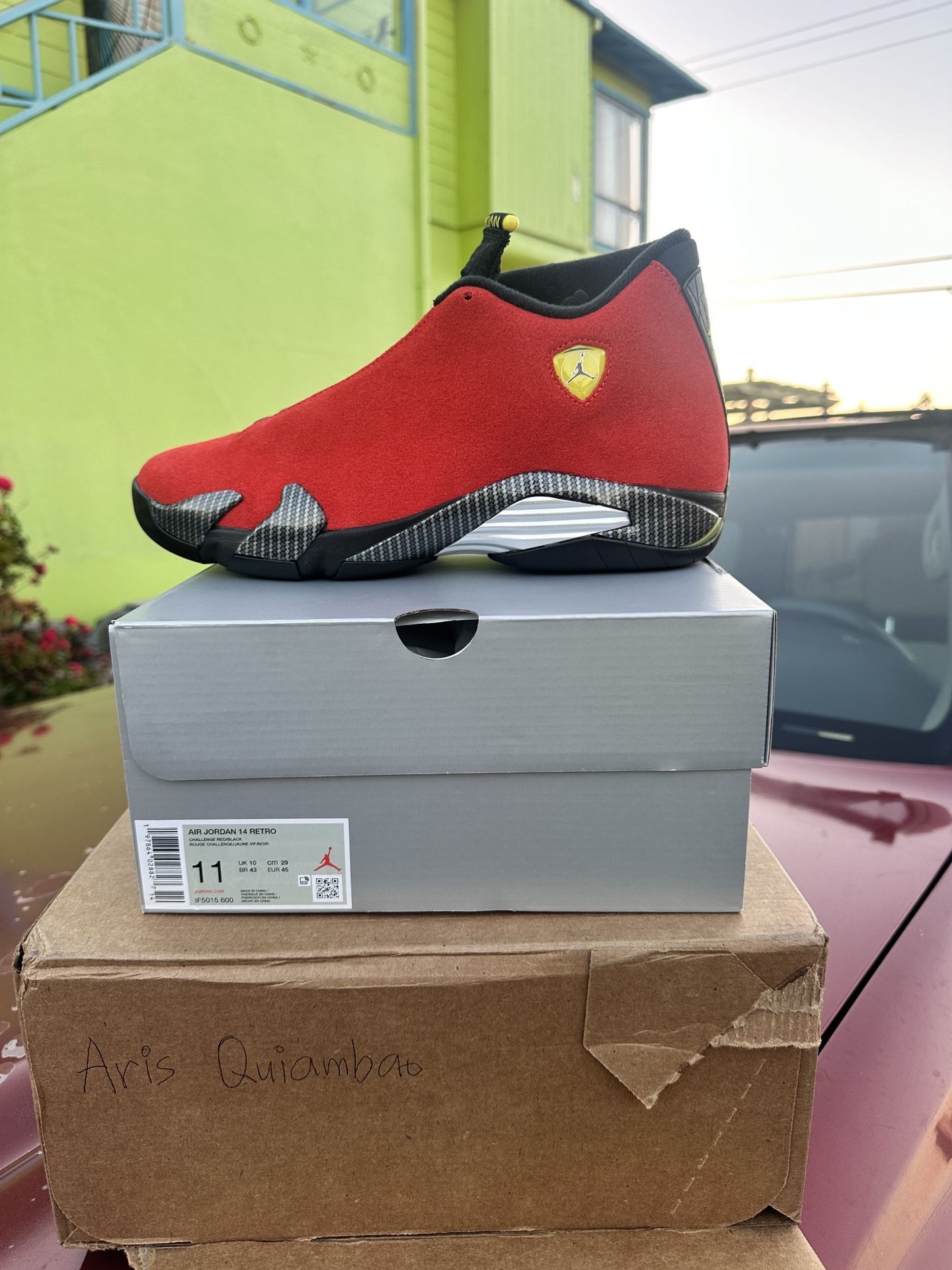 Jordan 14 retro “Challenge Red”