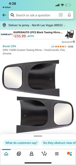 Towing mirror. CP011600