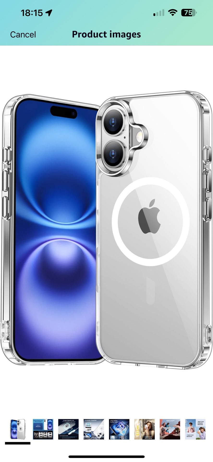 iPhone 16 Case Clear With MagSafe