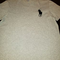 Ralph Lauren Polo Big Pony T Shirt size XL Gray 