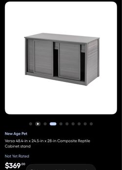 Reptile Enclosure Cabinet Stand