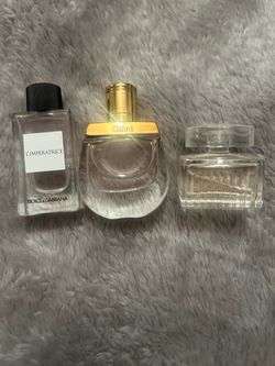 Set of 3 Designer Miniature Perfume Bottles