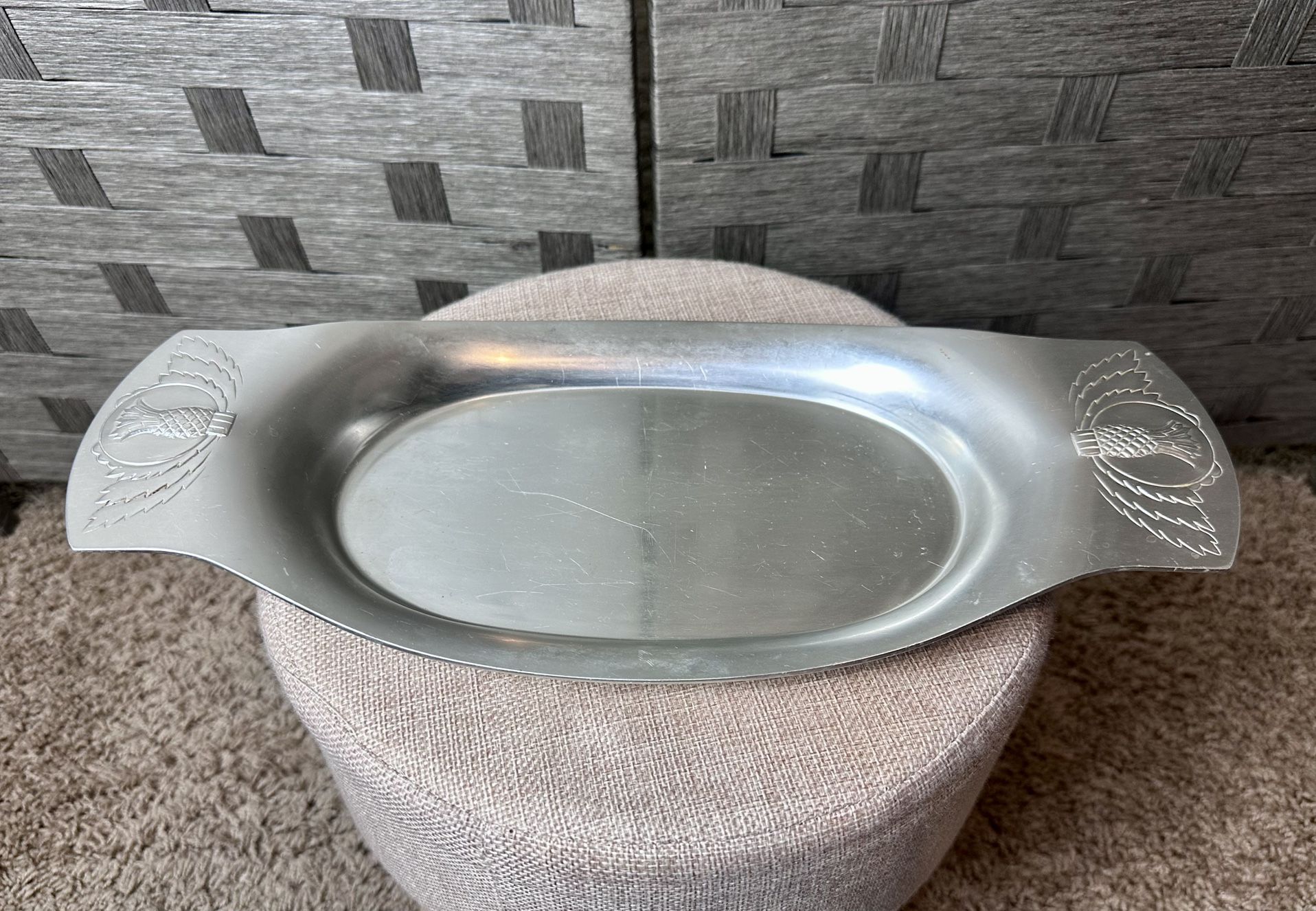 Antique 1930’s Kensington Ware Pineapple Bread Tray