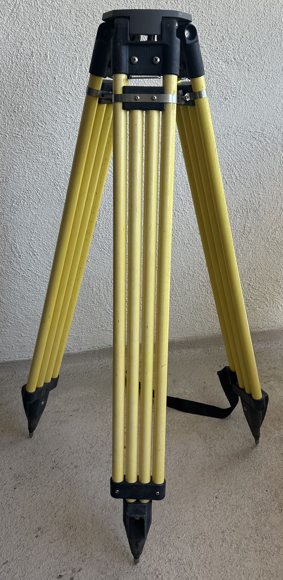 Dutch Hill GT2000A Total Station Surveyor's Composite Heavy Duty Tripod Yellow