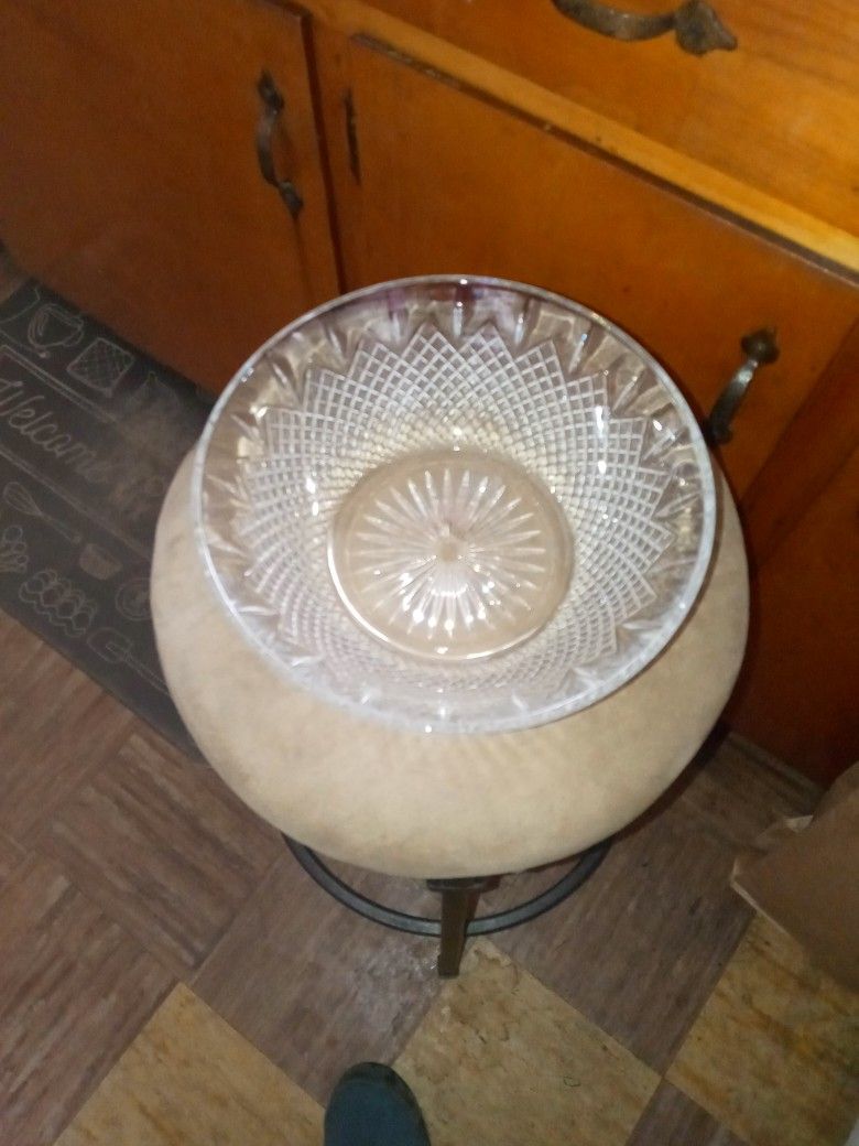 Large Crystal Serving Bowl