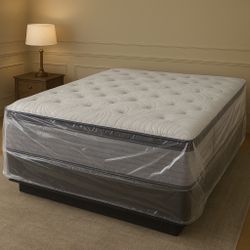 King Size Mattress Serta Perfect Sleeper Pillow Top 14” Inches Thick Wrapped in Plastic Direct From Factory Same Day Delivery  