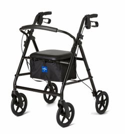 Medline Aluminum Rollator Walker