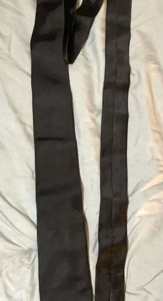 Black Silk Tie