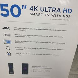 Westinghouse • Roku TV, 50 Inch, 4K Ultra HD
