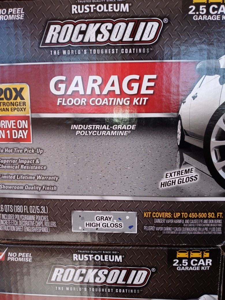 Rock Solid Garage Epoxy Flooring Coating Kit