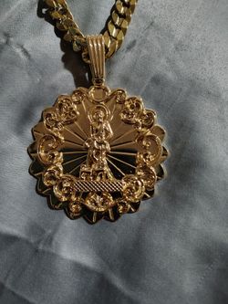 14k Gold Filled saint Lazarus