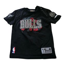 Chicago Bulls Shirt SZ 4T Pro Standard Little Boy's Roses Short Sleeve 