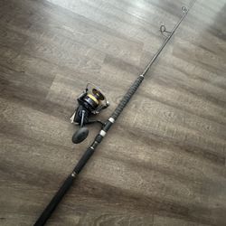 Phenix Megladon 8’30-100 Shimano Spheros 18000 Salt Water Fishing Combo Like New.  