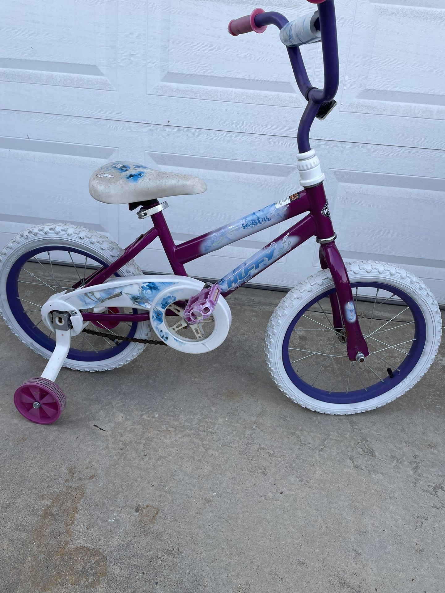 Girls 16” Huffy Seastar Bike