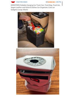 Foldable Hanging Car Trash Can