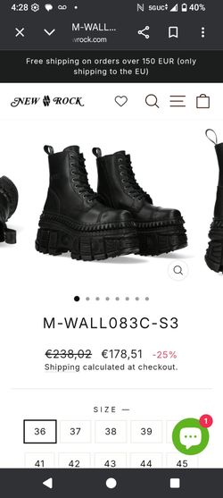 New rock boots