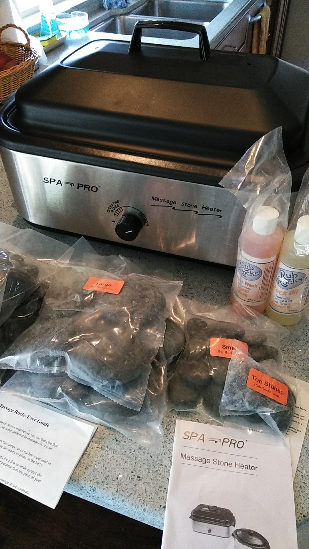 Massage Stone Heater Spa Pro Model- 4418