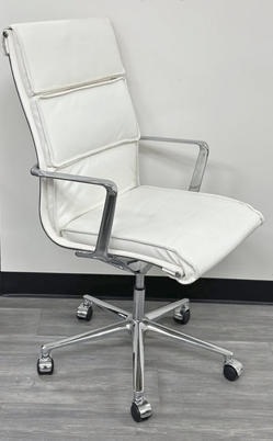 Leather Office Chair Soft Padded New (Multiple Available)