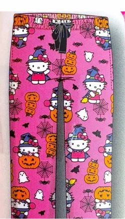 Adorable Halloween! Women’s 💕👻🎃🎀 HELLO KITTY®️🎀🎃👻💕Sleeping pants