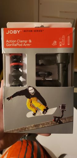 Action clamp for gopro gorillapod arm