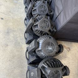 5 Wash Moving Heads 