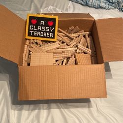 Math Blocks For Kids + Teacher Sign