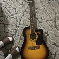 Brown Guitar 