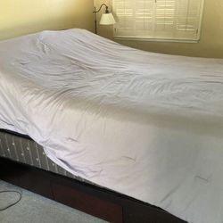  Queen Bed Frame Box Spring Adjustable